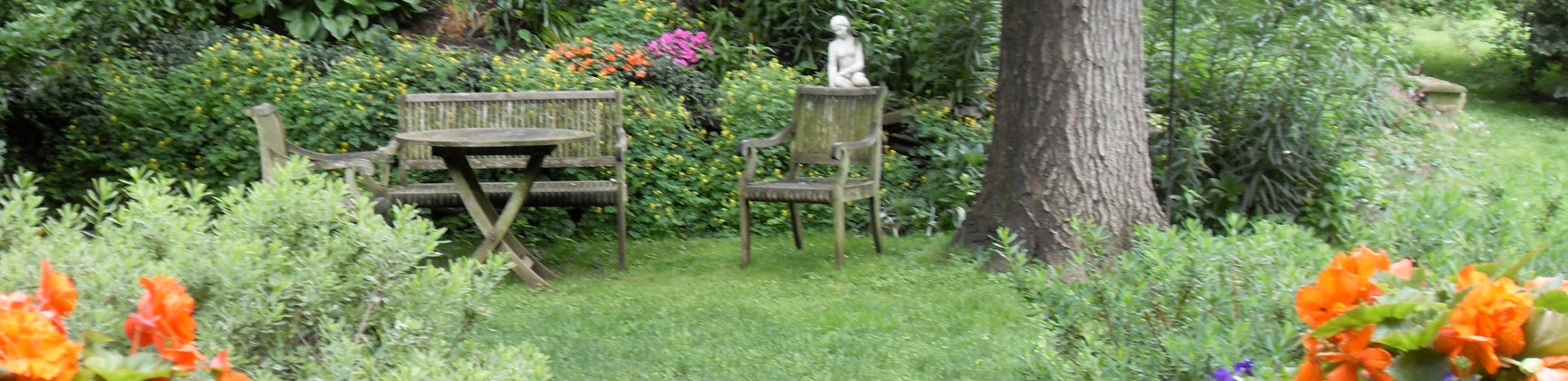 Backyard at Perennial Gardens