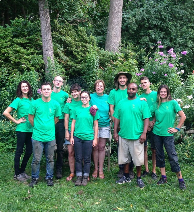 Group of Employees Posing at Perennial Gardeners